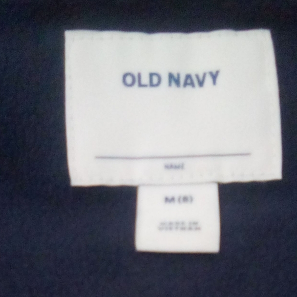 Old Navy Kid's Dolka Pot Puffer Vest Jacket Blue & Green Size M(8) - Picture 7 of 8